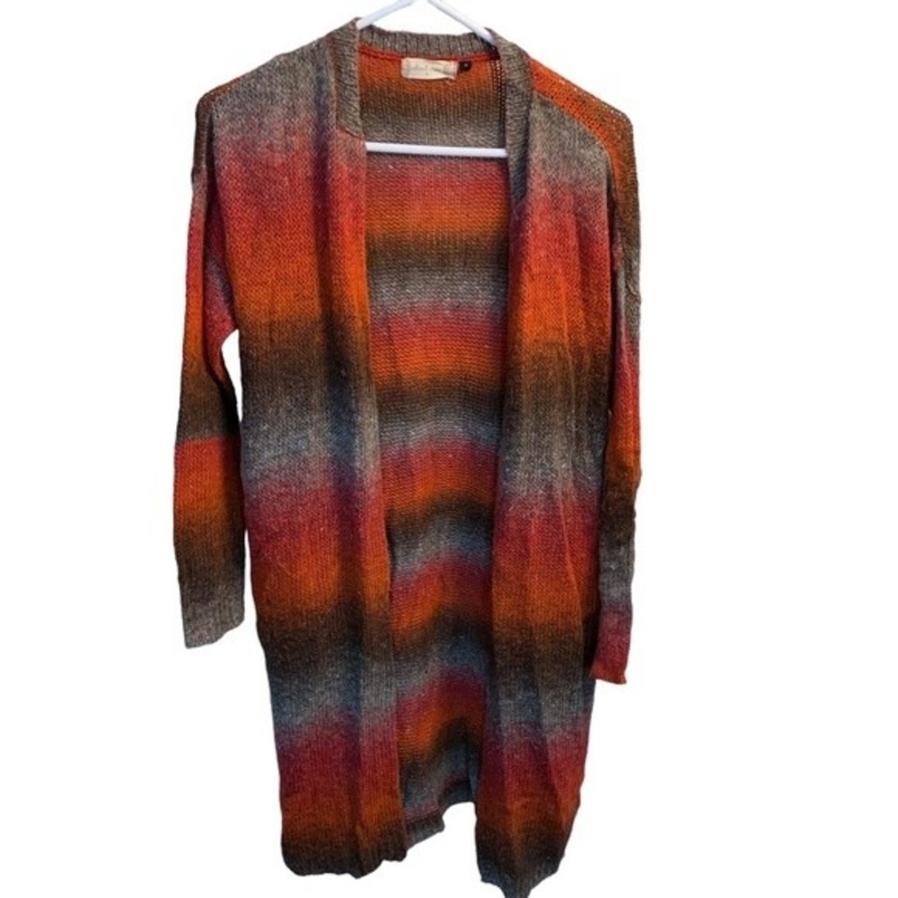 Altar'd State Long Colorful Knit Cardigan. Size Small